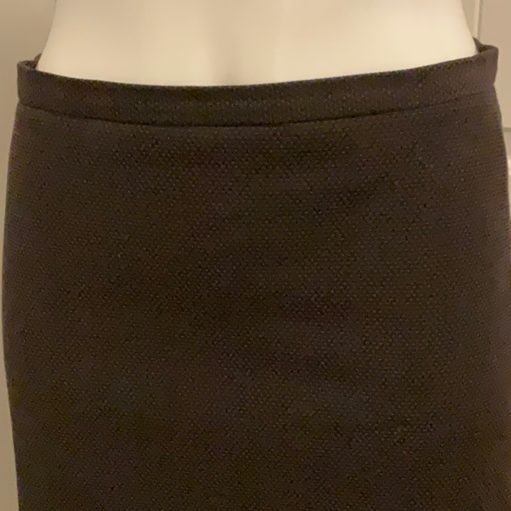BCBGMaxAzria Women’s Wool Blend Chocolate Brown Textured Pencil Skirt Size 8